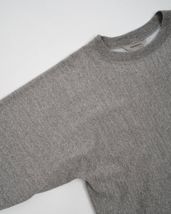 KODENSHI Sweat Shirt Heather Gray from Nanamica - photo №4. New Sweaters at meadowweb.com