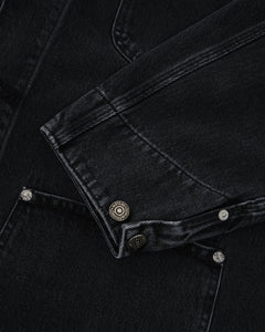 LOOSE FIT COVERALL BLACK DENIM STONE from orSlow - photo №6. New Jackets at meadowweb.com