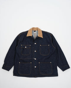 LOOSE FIT COVERALL ONE WASH from orSlow - photo №1. New Jackets at meadowweb.com