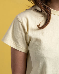 Na'maka'oh SS T-Shirt Pastel Yellow from sunray spirit - photo №9. New T-shirts at meadowweb.com