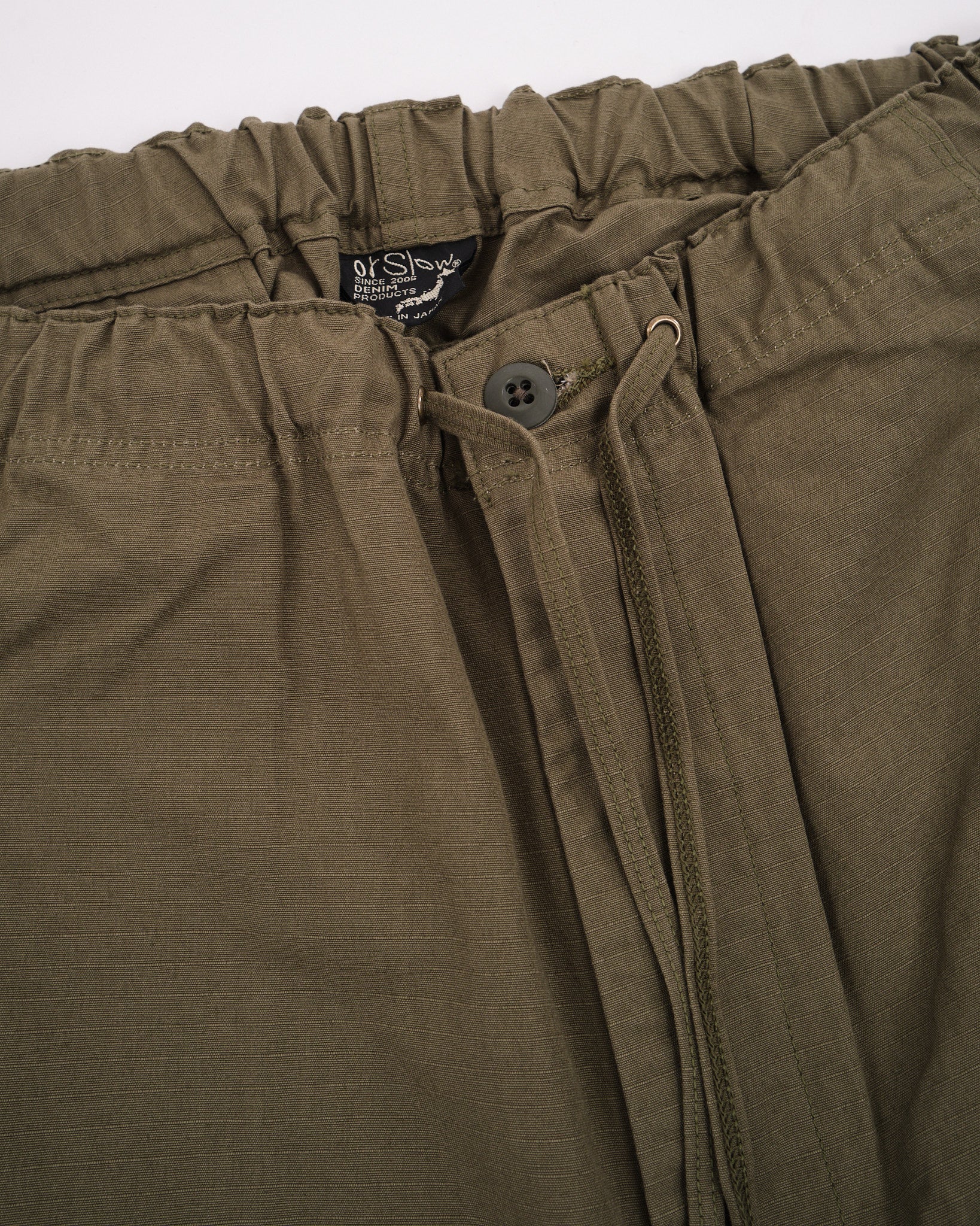 NEW YORKER PANTS ARMY GREEN by orSlow - Meadow