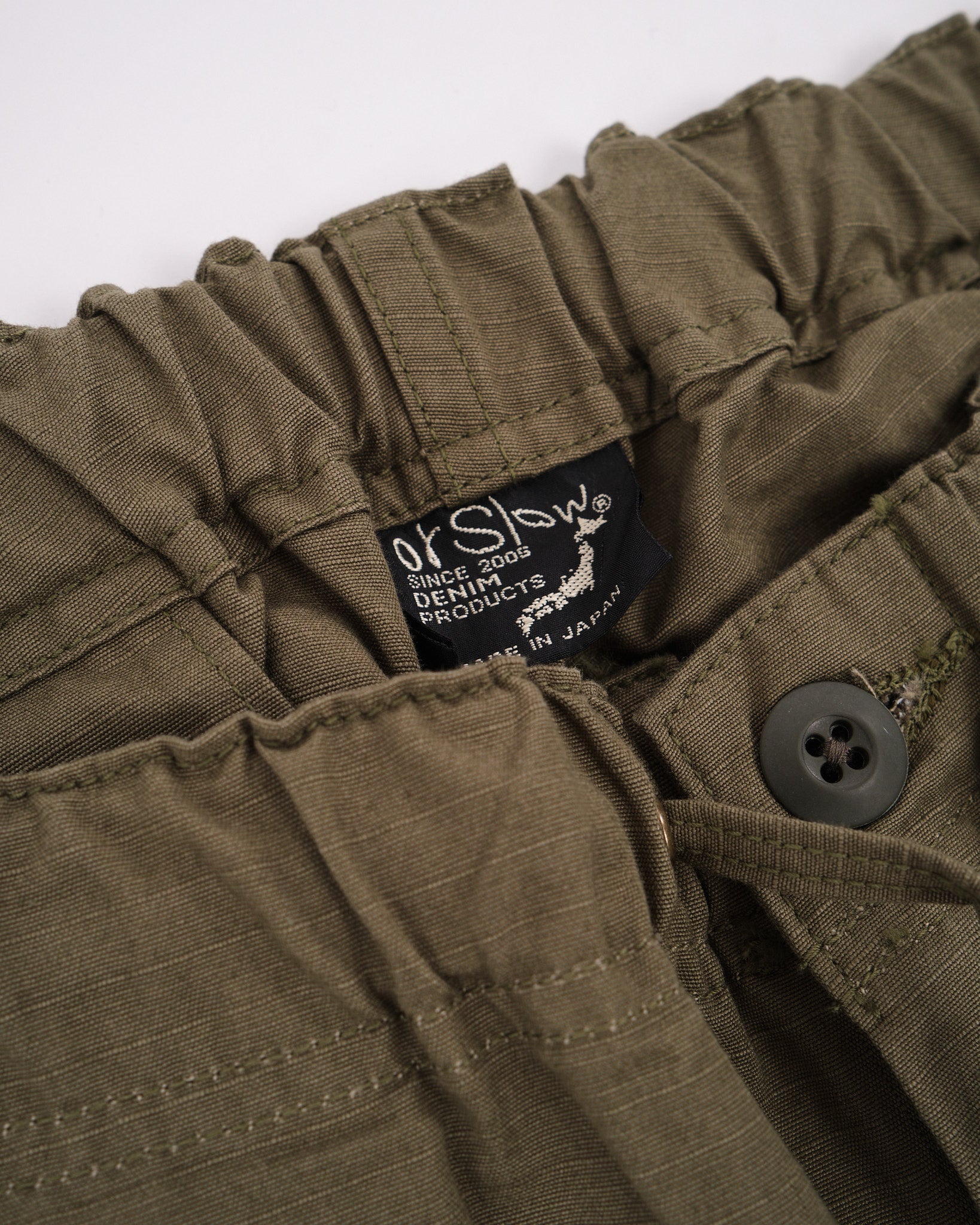 NEW YORKER PANTS ARMY GREEN by orSlow - Meadow