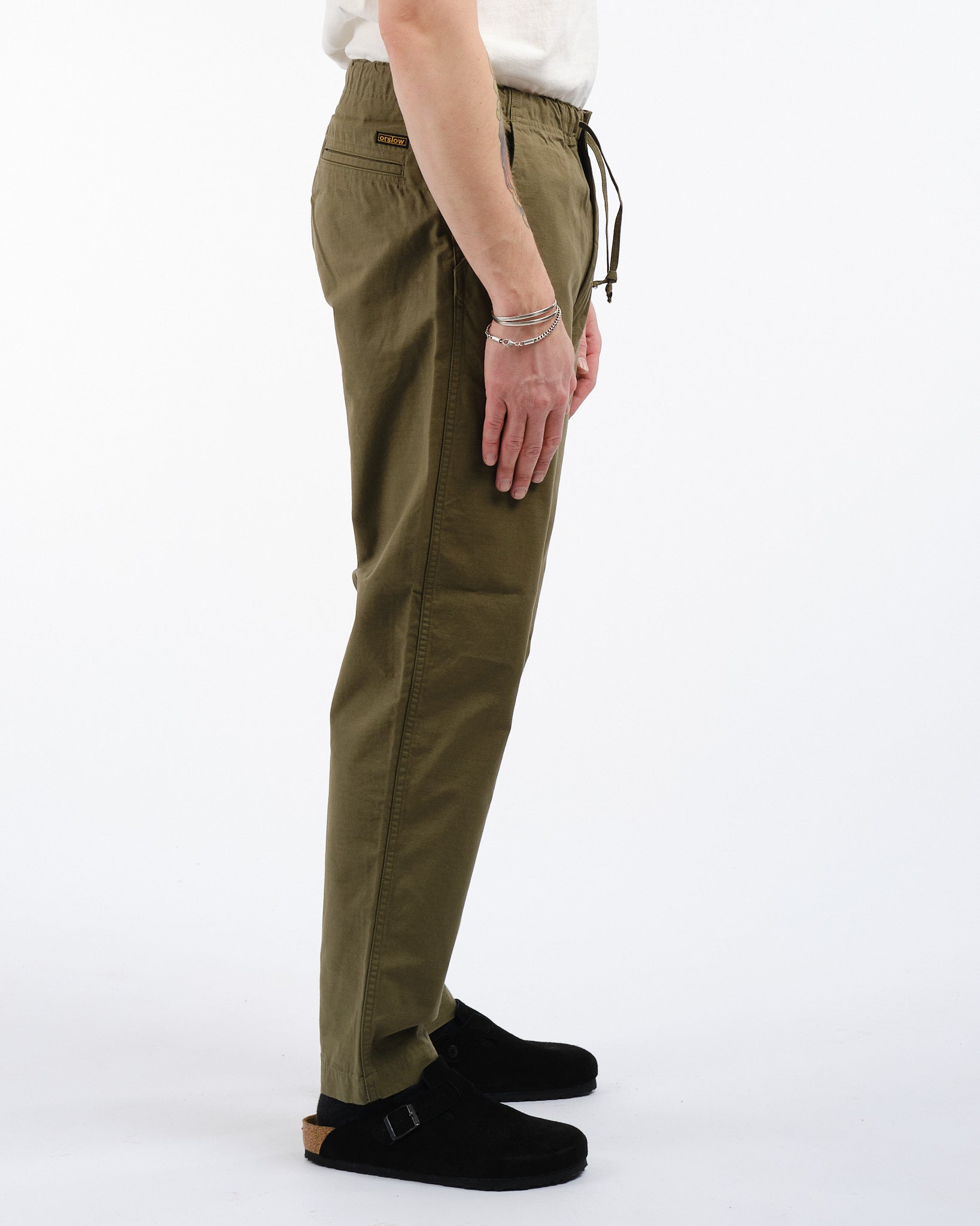 orSlow, NEW YORKER PANTS ARMY GREEN