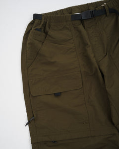 Nylon Tussah Convertible Pant Deep Olive from Gramicci - photo №7. New Trousers at meadowweb.com