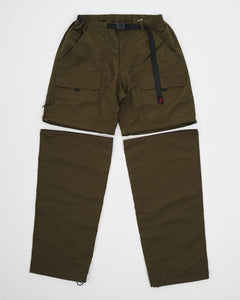 Nylon Tussah Convertible Pant Deep Olive from Gramicci - photo №1. New Trousers at meadowweb.com