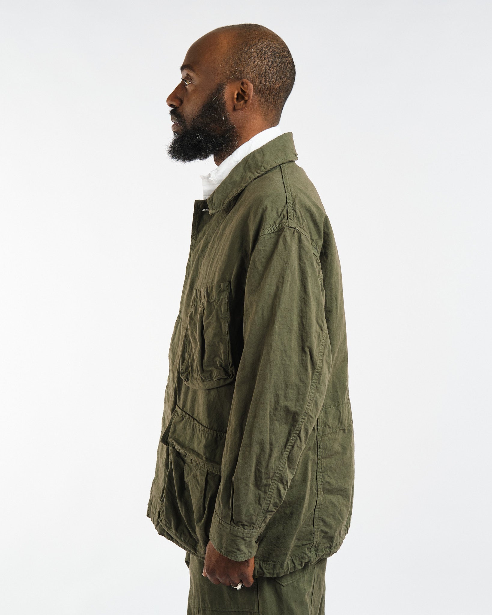 Olive Military Jacket - Meadow