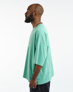 OOAL Oversized Tee Green from Nanamica - photo №3. New T-shirts at meadowweb.com
