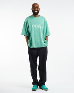 OOAL Oversized Tee Green from Nanamica - photo №1. New T-shirts at meadowweb.com