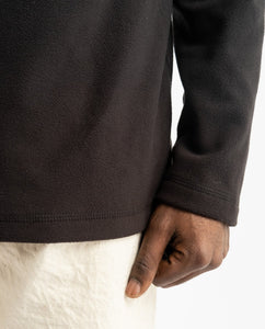 Polar Fleece Mock Neck Black from Lady White Co - photo №9. New Sweaters at meadowweb.com
