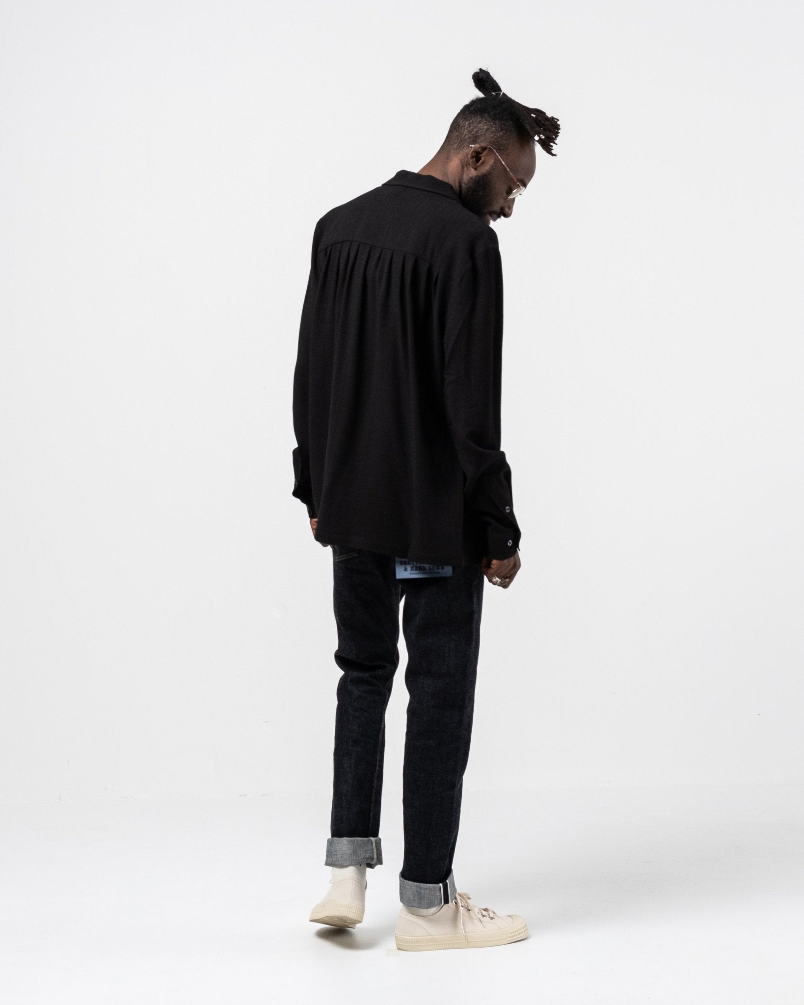 Rampoua Shirt Black by Séfr - Meadow