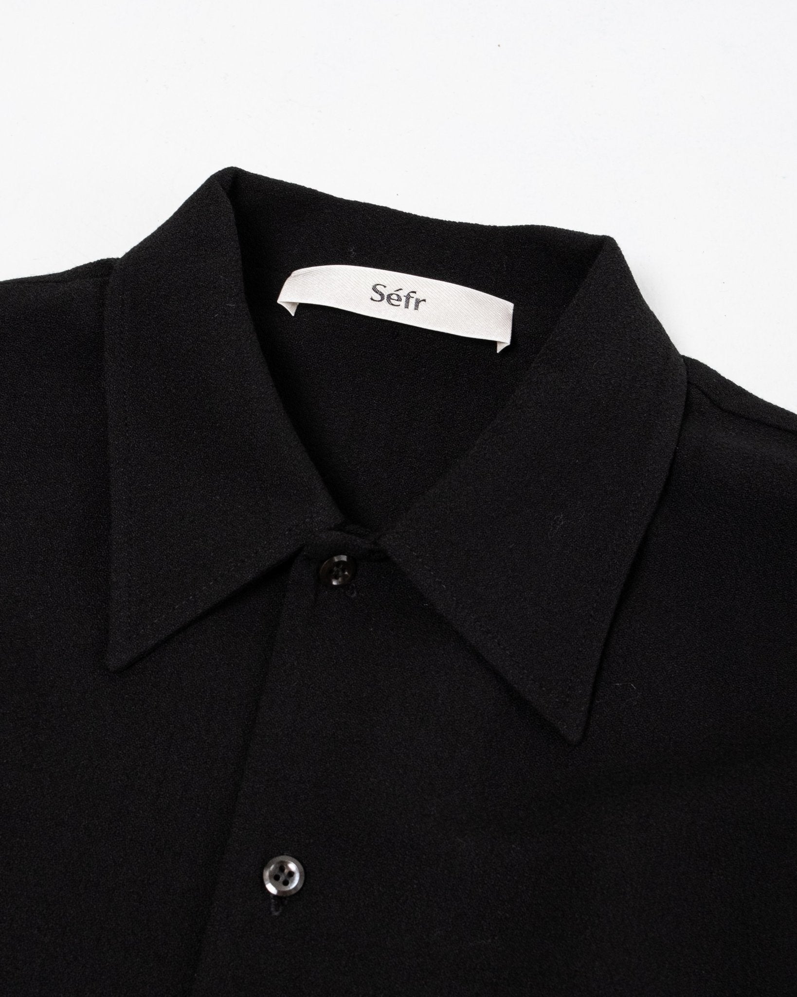 Rampoua Shirt Black by Séfr - Meadow