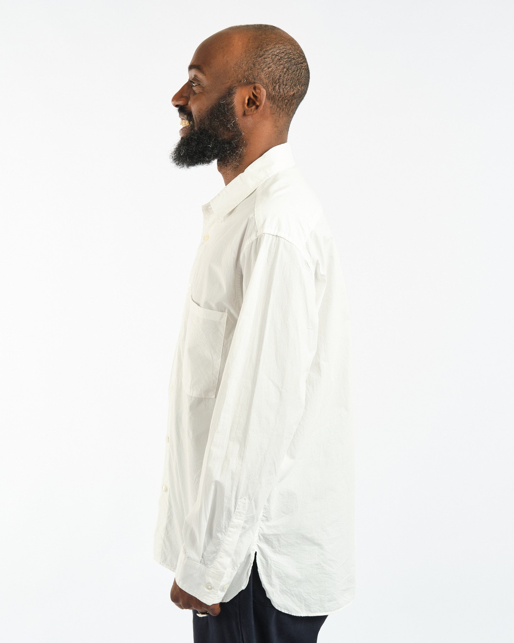 Regular Shirt Off White by Sage De Cret - Meadow