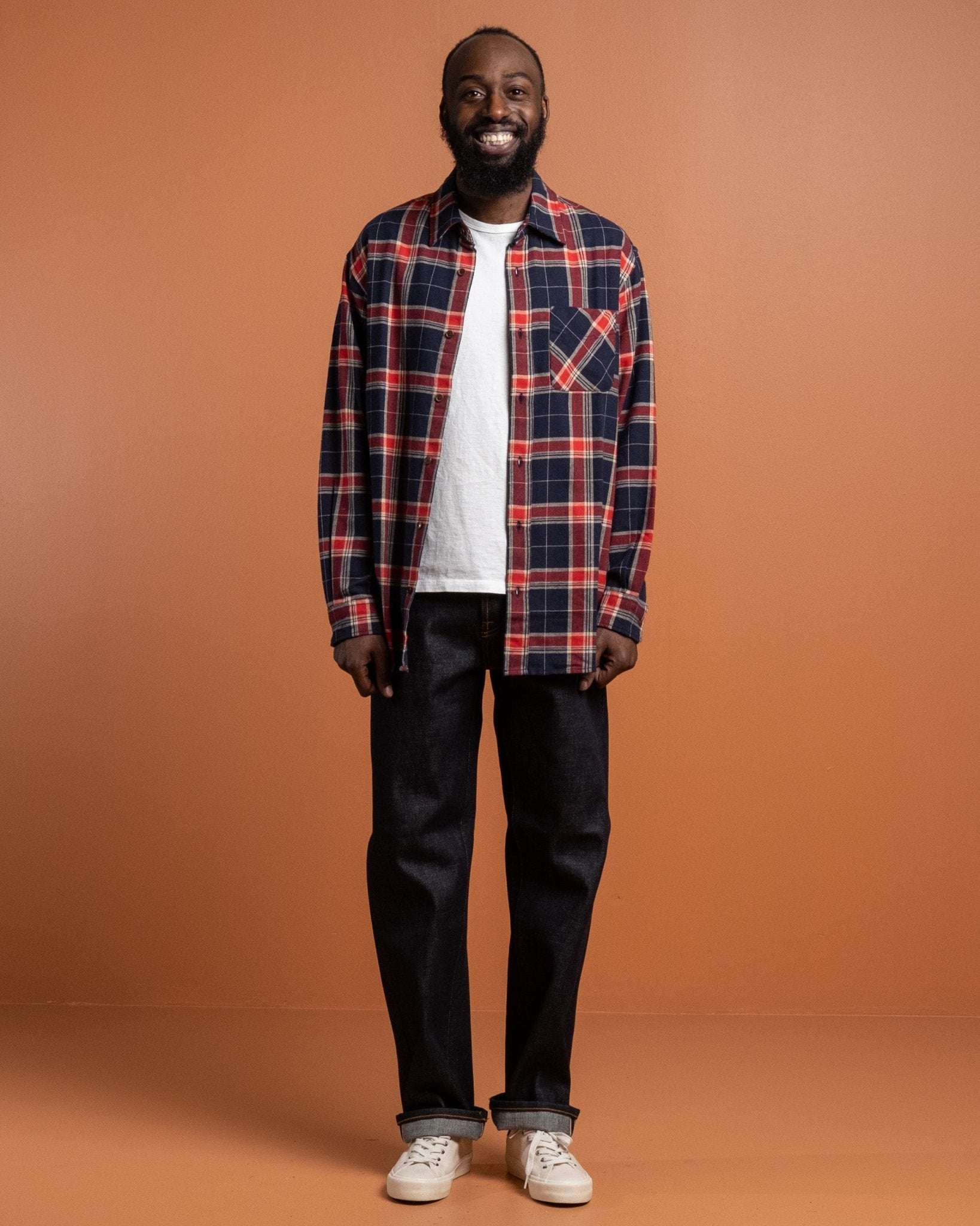Relaxed Flannel Shirt Rebirth Multi - Meadow