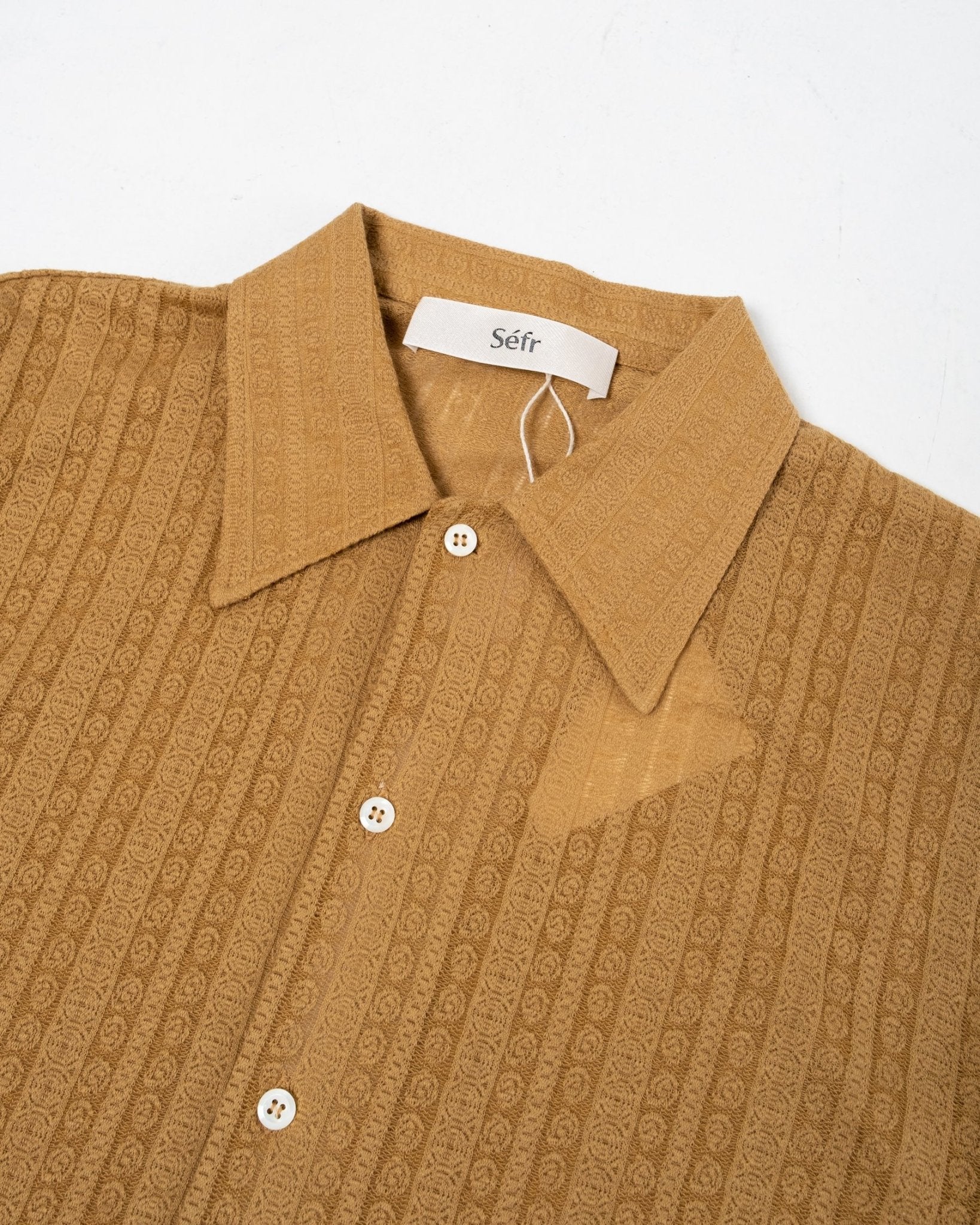 Ripley Shirt Medallion Yellow by Séfr - Meadow