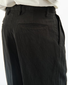 Shoecut Slacks Ink Black from Kaptain Sunshine - photo №6. New Trousers at meadowweb.com