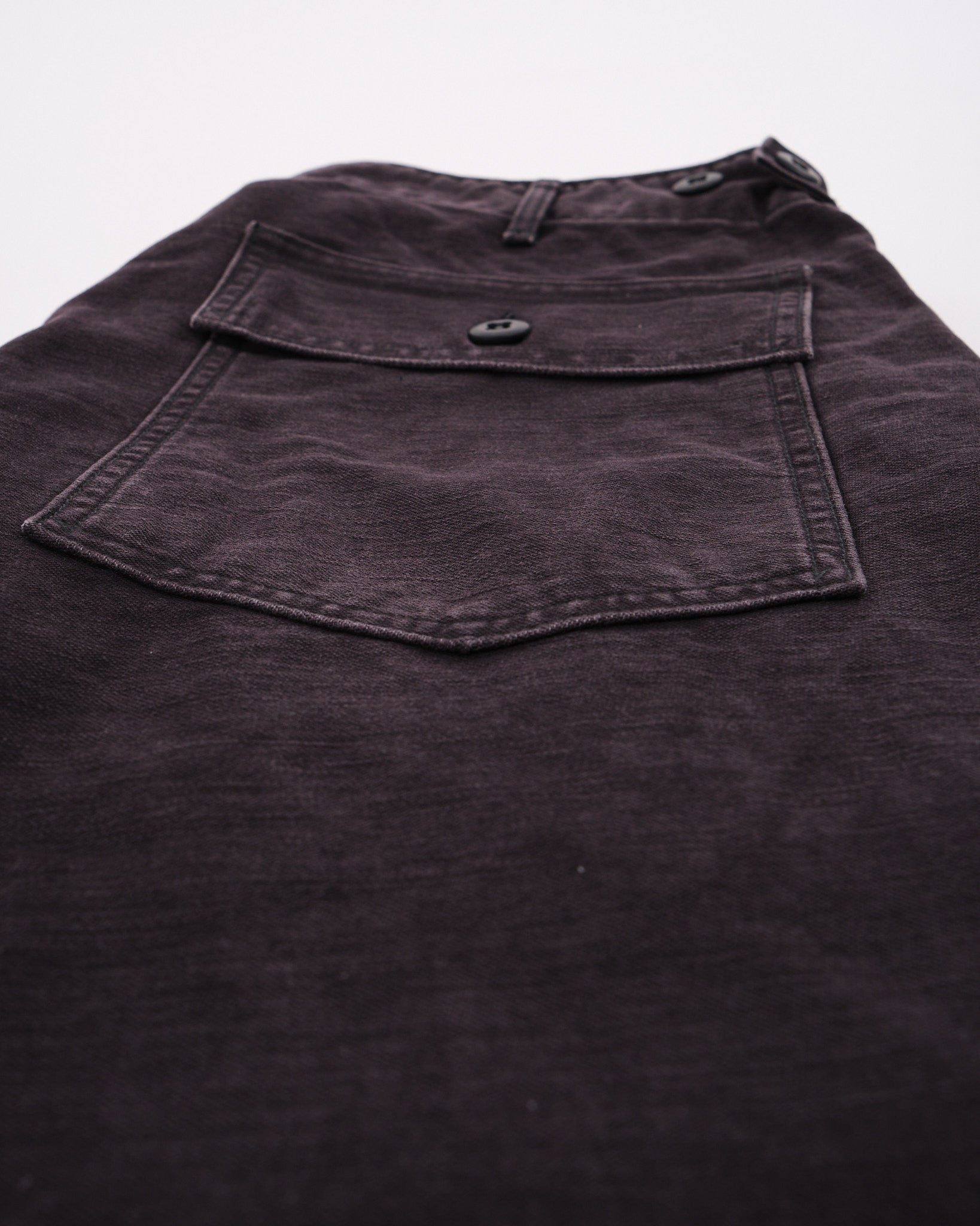 SLIM FIT FATIGUE PANTS BLACK STONE by orSlow - Meadow
