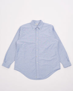STANDARD OXFORD LIGHT BLUE BUTTON DOWN SHIRT from orSlow - photo №1. New Shirts at meadowweb.com