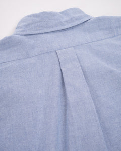 STANDARD OXFORD LIGHT BLUE BUTTON DOWN SHIRT from orSlow - photo №9. New Shirts at meadowweb.com