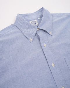 STANDARD OXFORD LIGHT BLUE BUTTON DOWN SHIRT from orSlow - photo №2. New Shirts at meadowweb.com