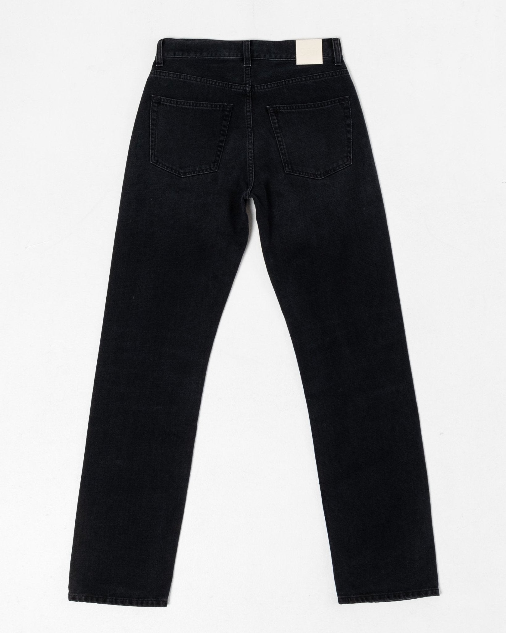 Straight Cut Jeans Rinsed Blue/Black - Meadow