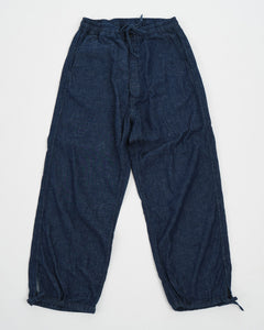 TAKUMI PANTS DENIM ONE WASH from orSlow - photo №8. New Trousers at meadowweb.com