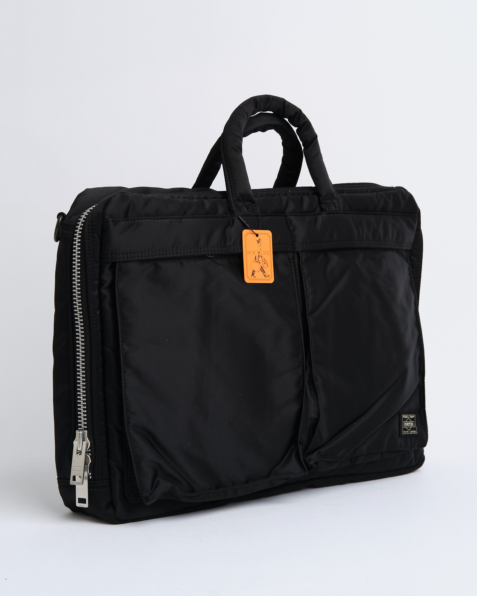 PORTER TANKER 2WAY BRIEFCASブラック ショルダーバッグ