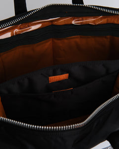 Tanker 2Way Briefcase Black from Porter by Yoshida - photo №9. New Bags at meadowweb.com