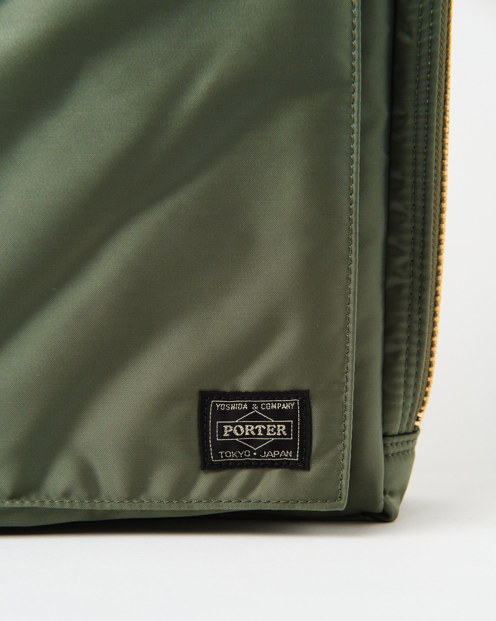 Tanker 2Way Briefcase Sage Green by Porter by Yoshida