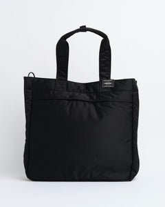 Tanker 2Way Tote Bag Black from Porter by Yoshida - photo №4. New Bags at meadowweb.com