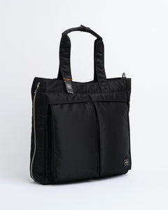 Tanker 2Way Tote Bag Black from Porter by Yoshida - photo №2. New Bags at meadowweb.com