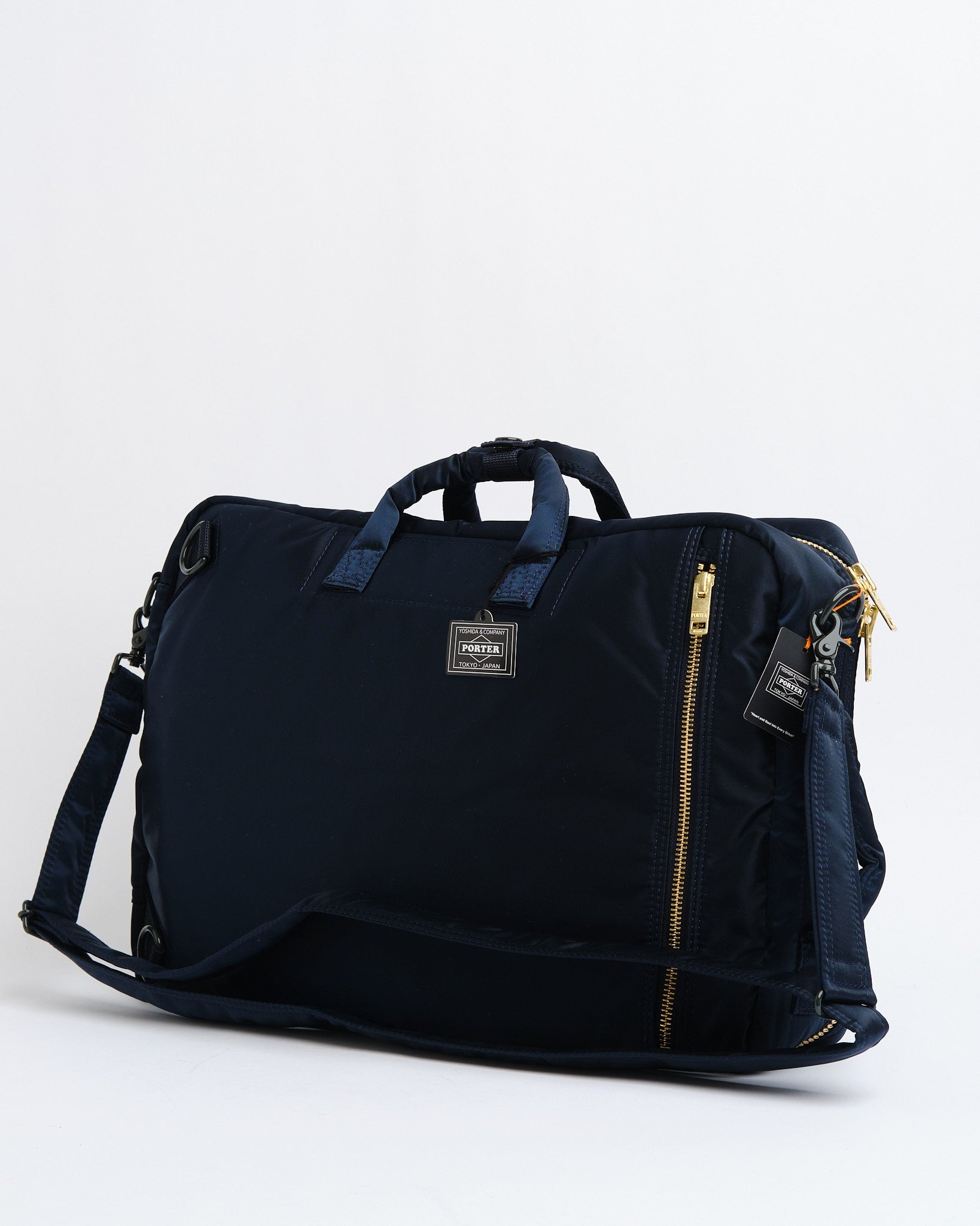 TANKER 3WAY BRIEFCASE IRON BLUE - Meadow