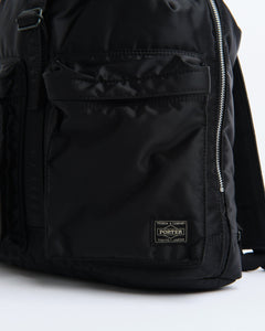 Tanker Rucksack Black from Porter by Yoshida - photo №7. New Bags at meadowweb.com