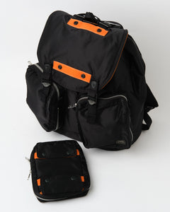 Tanker Rucksack Black + from Porter by Yoshida - photo №9. New Bags at meadowweb.com