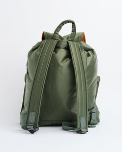 Tanker Rucksack Sage Green from Porter by Yoshida - photo №6. New Bags at meadowweb.com