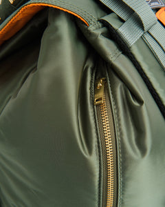 Tanker Rucksack Sage Green + from Porter by Yoshida - photo №7. New Bags at meadowweb.com