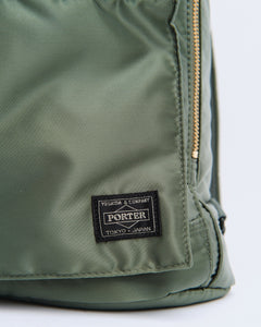 Tanker Rucksack Sage Green from Porter by Yoshida - photo №7. New Bags at meadowweb.com