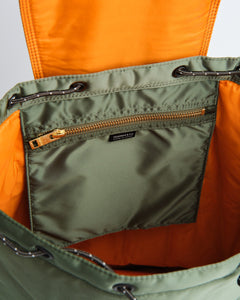 Tanker Rucksack Sage Green from Porter by Yoshida - photo №2. New Bags at meadowweb.com