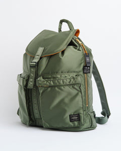 Tanker Rucksack Sage Green from Porter by Yoshida - photo №4. New Bags at meadowweb.com
