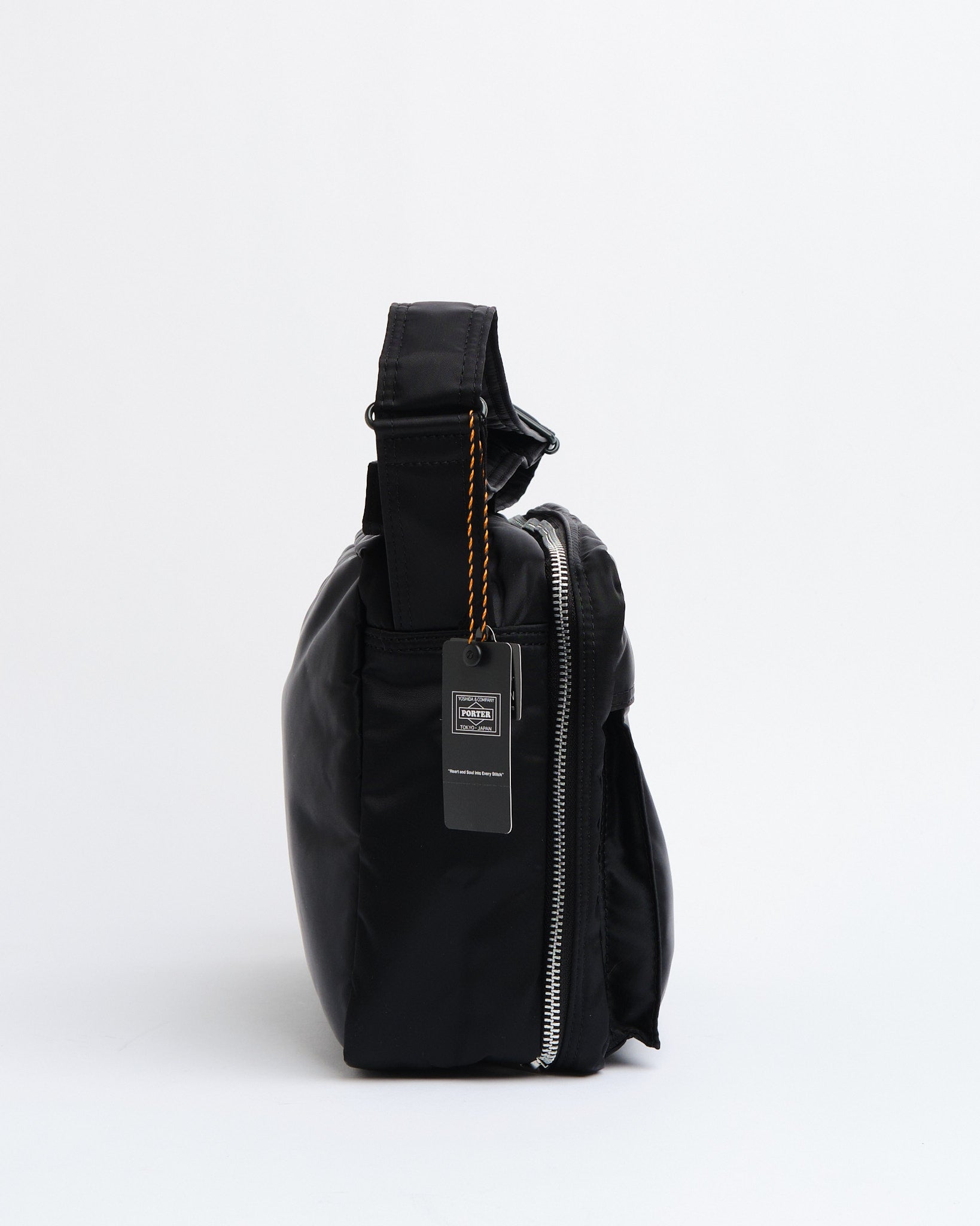 TANKER SHOULDER BAG (L) BLACK - Meadow