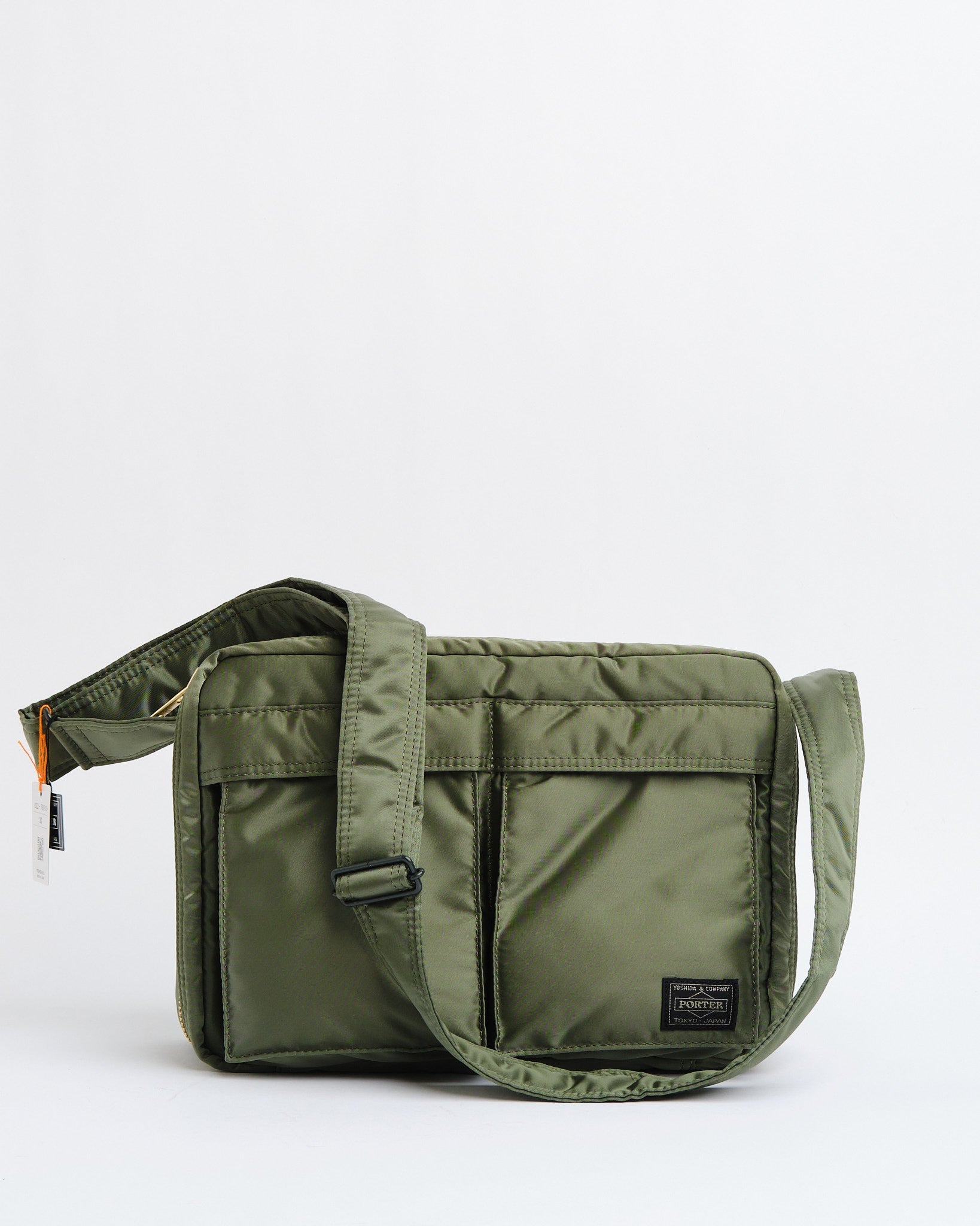 Tanker Shoulder Bag (L) Sage Green by Porter by Yoshida - Meadow