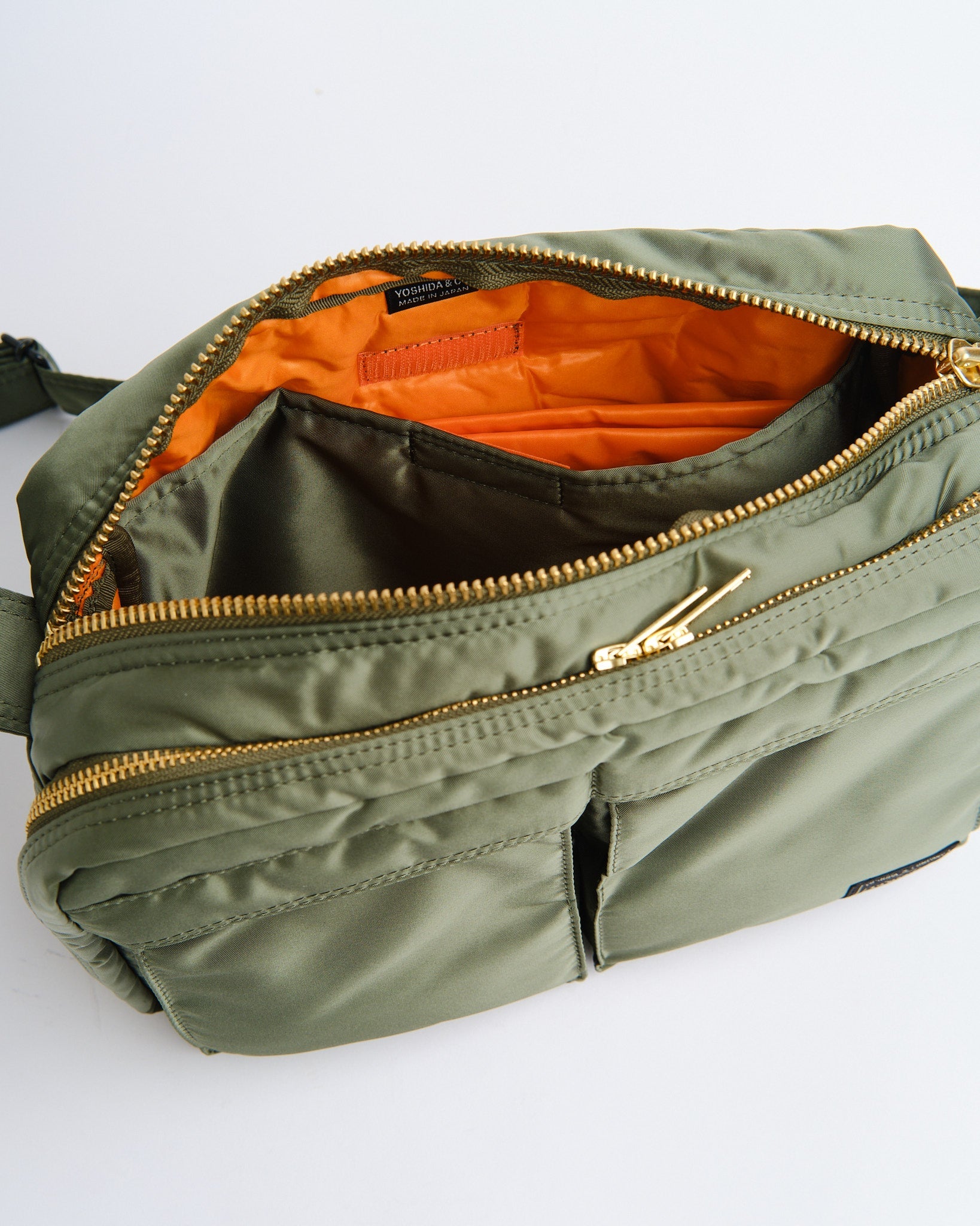 Tanker Shoulder Bag (L) Sage Green by Porter by Yoshida - Meadow