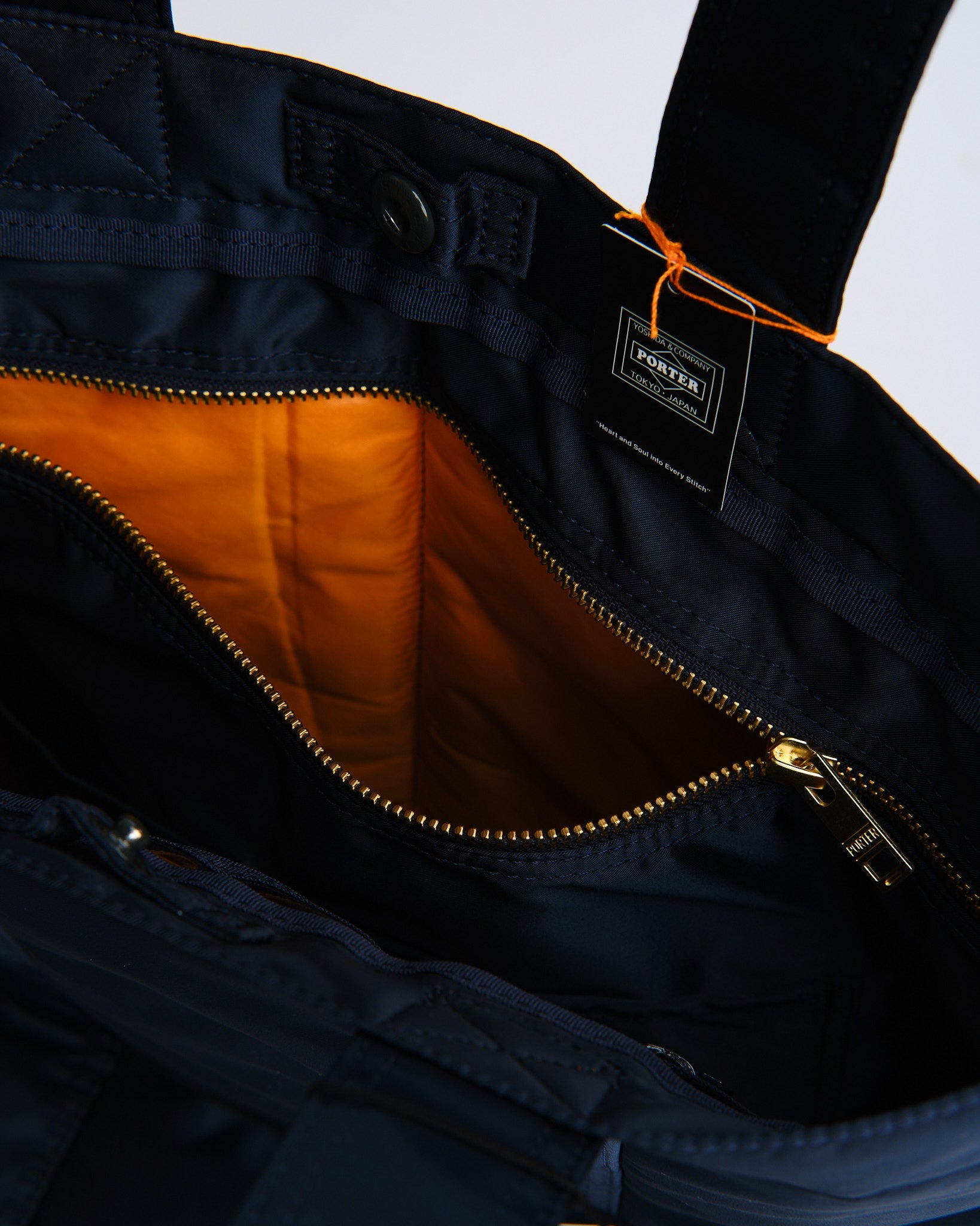 Tanker Tote Bag Iron Blue by Porter by Yoshida - Meadow
