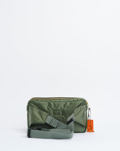 Tanker Waist Bag Sage Green from Porter by Yoshida - photo №4. New Bags at meadowweb.com