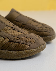 Thunderbird Suede/Vegan Leather Nylon Crepe Gum Sandals Olive from Malibu Sandals - photo №5. New Footwear at meadowweb.com