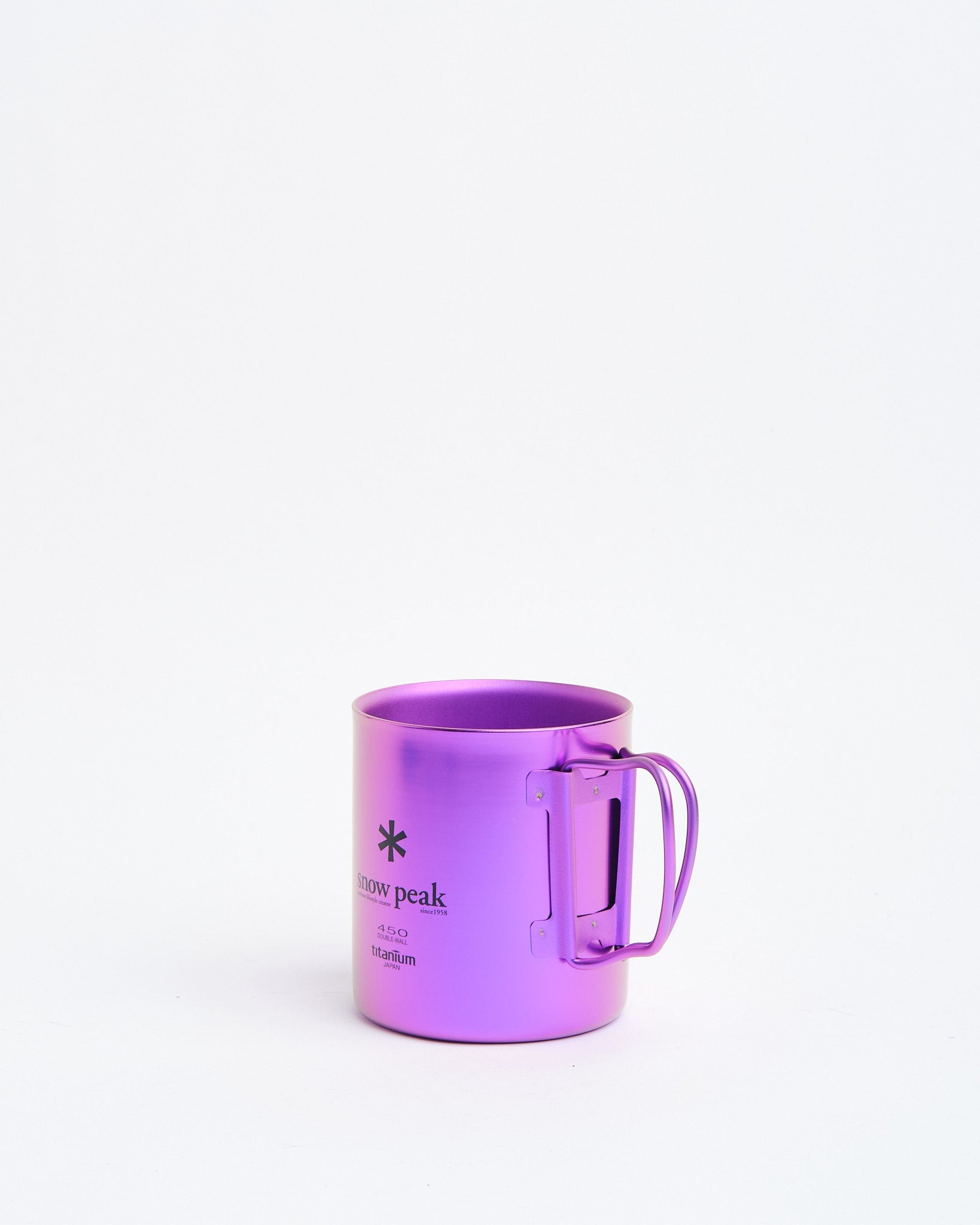 TITANIUM DOUBLE WALL CUP 450 PURPLE by Snow Peak - Meadow