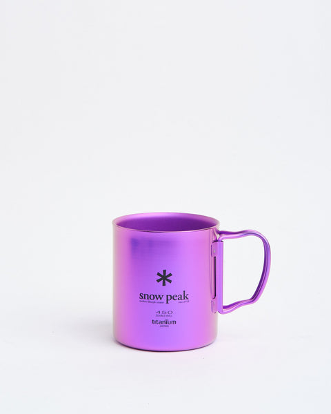 TITANIUM DOUBLE WALL CUP 450 PURPLE by Snow Peak - Meadow