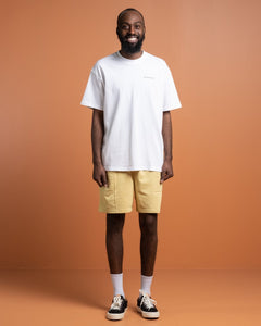 Track Short Yellow Cream from Lady White Co - photo №4. New Shorts at meadowweb.com