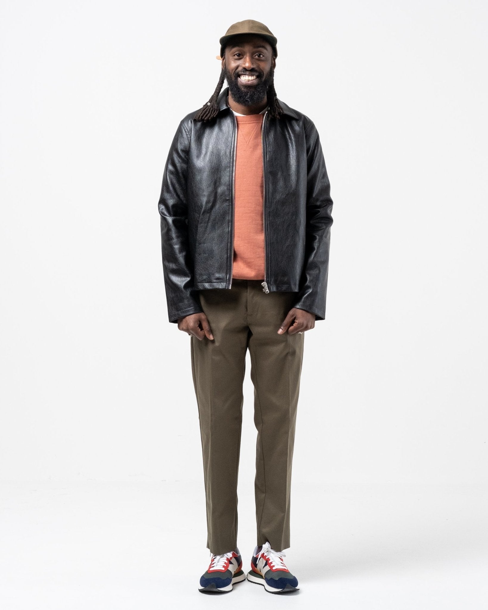 ジャケット・アウター Sefr truth fake leather jacket truth-jacket-faux-leather-