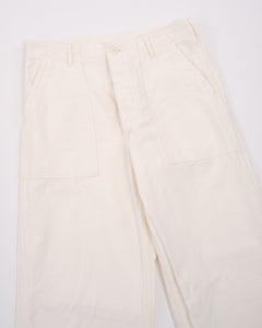 US ARMY FATIGUE PANTS ECRU from orSlow - photo №7. New Trousers at meadowweb.com
