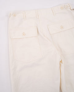 US ARMY FATIGUE PANTS ECRU from orSlow - photo №9. New Trousers at meadowweb.com